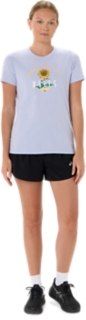 WOMEN'S ASICS GSG 77 SUNFLOWER TEE, Image 6 of 6