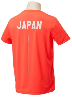 日本代表半袖シャツ Jpサンライズレッド メンズ Tシャツ ポロシャツ Asics公式通販