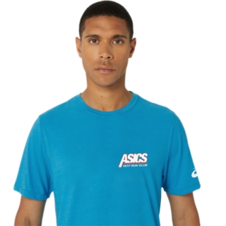 UNISEX UNISEX ASICS SMSB 1977 RUN CLUB SHORT SLEEVE TEE | Island Blue  Heather | Unisex Short Sleeve Shirts | ASICS