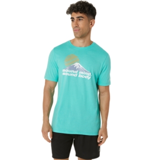 UNISEX UNISEX ASICS SMSB JOURNEY TEE | Aurora Green Heather | Unisex ...