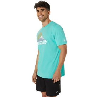 Asics t shirt sales junior brun