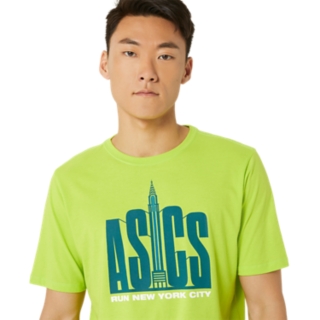 Tee-shirt Running Homme Asics SMSB RUN - Bleu - Manches courtes