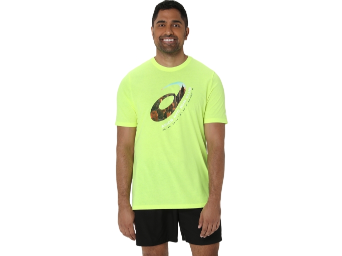 UNISEX ASICS NYC RUN CLUB 2.0 CREW | Unisex | Safety Yellow