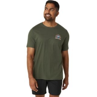 UNISEX UNISEX ASICS GO OUTSIDE CREW | Olive Canvas | Unisex Short ...