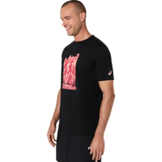 UNISEX ASICS WANDER SHORT SLEEVE TEE, Performance Black 3