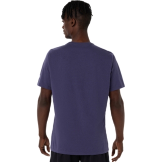 UNISEX ASICS WANDER SHORT SLEEVE TEE, Indigo Fog 2