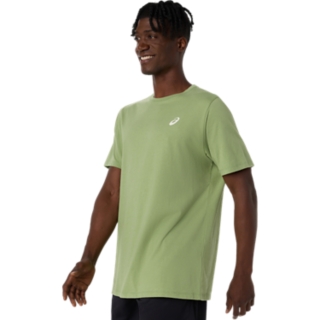 UNISEX ASICS NATURE SHORT SLEEVE TEE, Matsuba Green 3