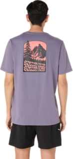 UNISEX ASICS NATURE SHORT SLEEVE TEE | Unisex | Greyish Purple | Unisex Short Sleeve Shirts | ASICS United States