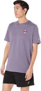 UNISEX ASICS NATURE SHORT SLEEVE TEE | Unisex | Greyish Purple | Unisex Short Sleeve Shirts | ASICS United States