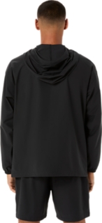 HERITAGE DOUBLE WEAVE RELAXED ANORAK, Performance Black/C.Tomato 2