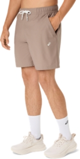 HERITAGE DOUBLE WEAVE 7IN SHORT, Taupe Grey 3