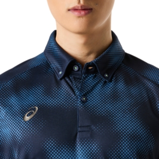 アシックス公式] ドライグラフィックボタンダウンポロシャツ