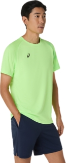 ドライショートスリーブシャツ, イルミネートグリーン 3