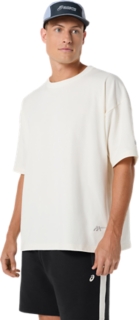 ASICS TRACK CLUB HERITAGE RELAXED TEE CREAM