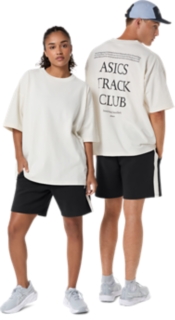 ASICS TRACK CLUB HERITAGE RELAXED TEE CREAM