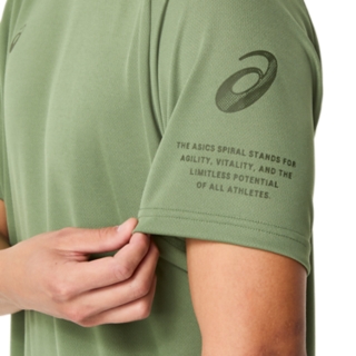 ドライロゴグラフィックTシャツ | Moss | 【ASICS公式】