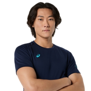 ドライロゴグラフィックTシャツ | Midnight | 【ASICS公式】