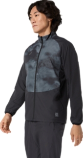 裏メッシュグラフィックウインドブレーカージャケット, Performance Black 3