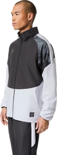 裏トリコットウインドブレーカージャケット, Performance Black/Brilliant White 3