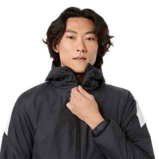 ASICS ウインドブレーカーウォームアップウェア ブラック　中わた　XL 中わたウインドブレーカーフーディー | Performance Black | 【ASICS公式】