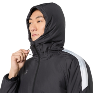中わたウインドブレーカーフーディー | Performance Black | 【ASICS公式】