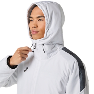 中わたウインドブレーカーフーディー | Brilliant White | 【ASICS公式】