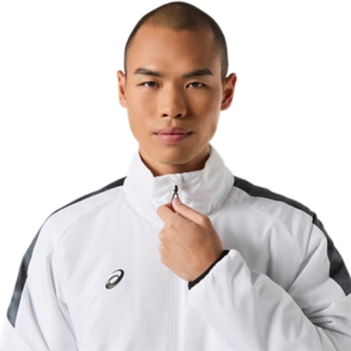 中わたウインドブレーカージャケット | Brilliant White | 【ASICS公式】