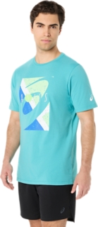 CLASSIC COURT TEE, Techno Cyan 3