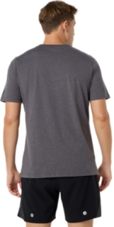 ASICS HERITAGE TEE, Dark Grey Heather 2