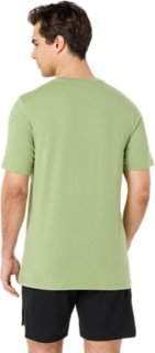 ASICS LOCKUP LOGO TEE, Matsuba Green 2