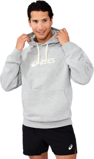 SM26 ASICS LOGO FLEECE PULL OVER HOODIE, Image 3 of 11