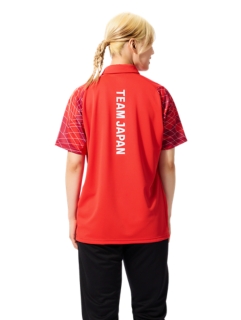 TEAM JAPANグラフィックポロシャツ(JOC), Fiery Red 2