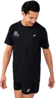SM26 ASICS SPIRAL RELAXED TEE - FEEL THE CITY, Performance Black 3