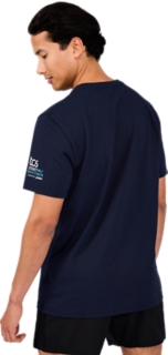 SM26 ASICS SPIRAL RELAXED TEE- RUN SYDNEY HARBOUR, Midnight 2