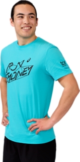 SM26 ASICS SPIRAL RELAXED TEE - RUN SYD GEO, Image 3 of 5