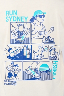 SM26 ASICS SPIRAL RELAXED TEE - RUN SYD, Image 5 of 6
