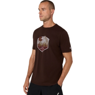 ASICS MOUNTAIN INSIGNIA TEE, Coffee 3