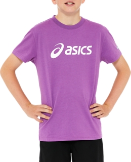 asics t shirt junior violet