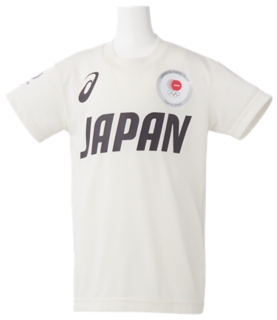 ロゴtシャツkids Jocエンブレム オリンピック日本代表選手団エンブレム クリーム キッズ Tシャツ ポロシャツ Asics