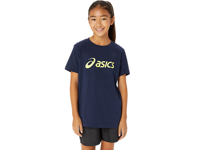 ASICS LOGO SS TEE | MIDNIGHT | Kids Short Sleeve Shirt | ASICS Thailand