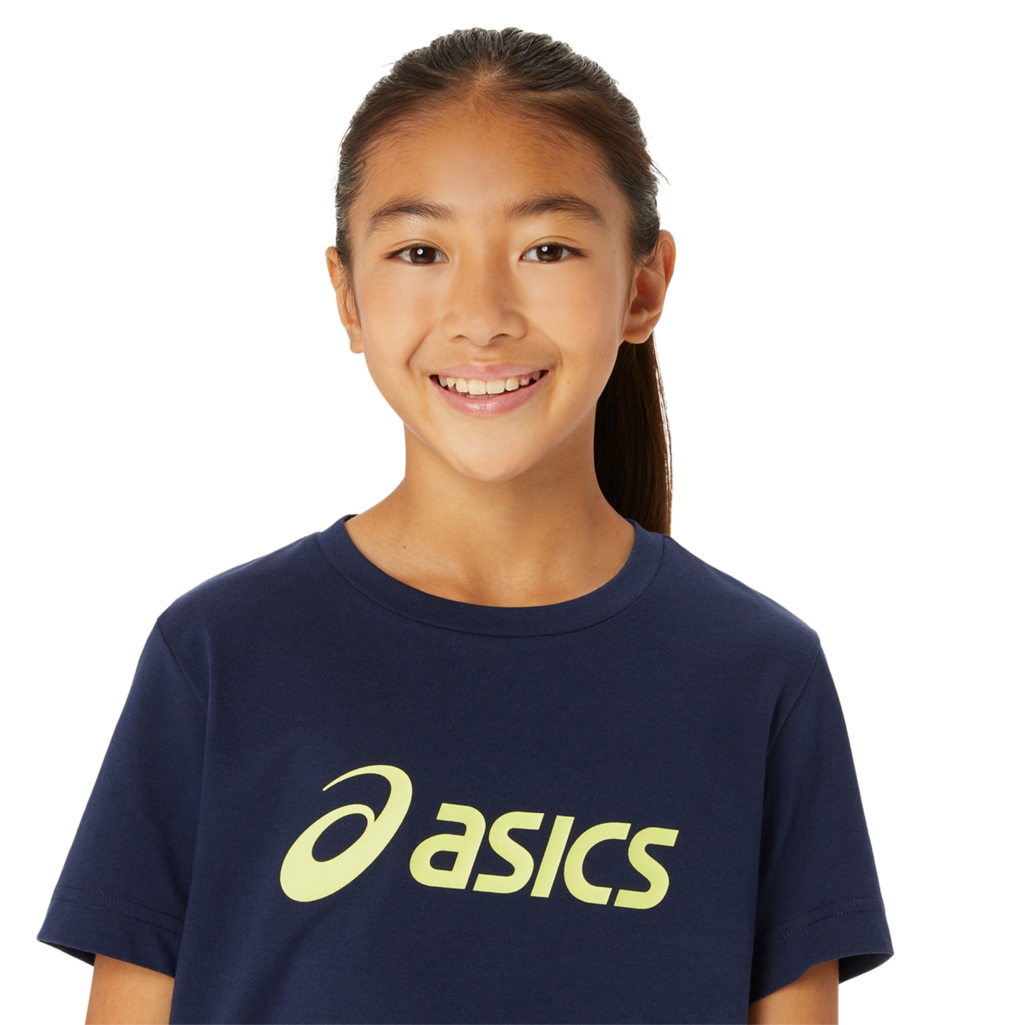 Детская футболка ASICS Logo Short Sleeve, цвет: Тёмно-синий — фото 3