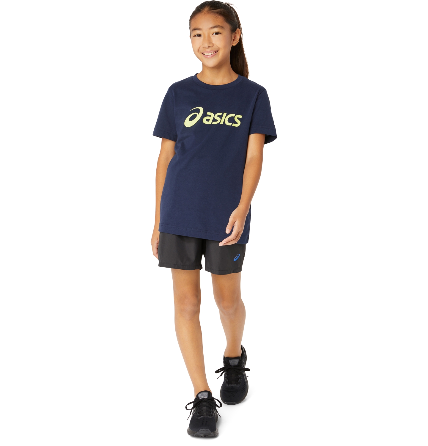 Детская футболка ASICS Logo Short Sleeve, цвет: Тёмно-синий — фото 5
