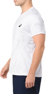 Asics white 2024 t shirt