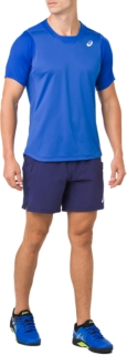 asics t shirt homme deepblue