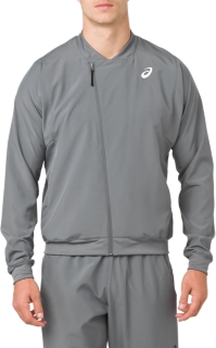 Practice Jacket | Steel Grey | Jackets & Outerwear | ASICS