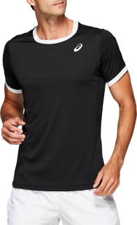 Asics black hot sale t shirt