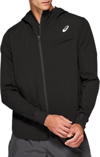 Tennis Woven Jacket | Black | Jackets & Outerwear ASICS