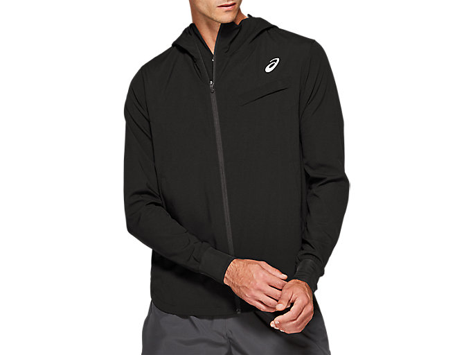 Tennis Woven Jacket | Performance Black | Jackets & Outerwear | ASICS