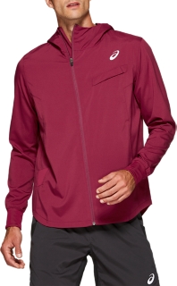 asics woven women's running jacket