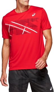 Practice Graphic Short Sleeve Top Speed Red T Shirts Tops